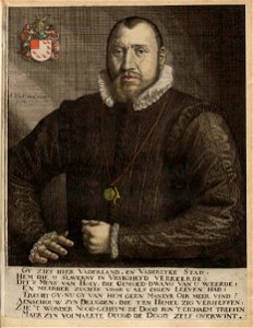 Samuel van Hoogstraten - Portrait of Jacob Muys van Holy - Mathias van Balen - Beschryving der stad Dordrecht SAD01 489-71401 0095