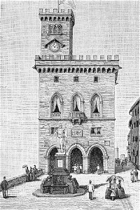 San Marino – Palazzo del Principe (xilografia)