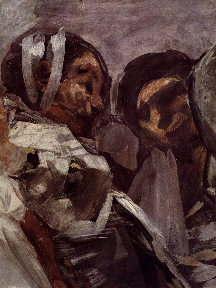 San Antonio de la Florida fresco, Francisco de Goya (detail 6)