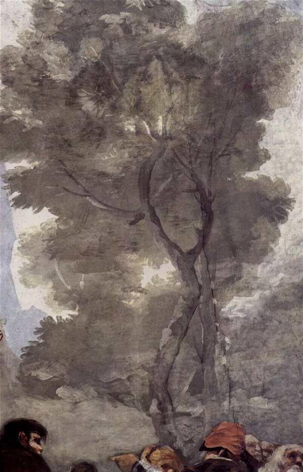 San Antonio de la Florida fresco, Francisco de Goya (detail)