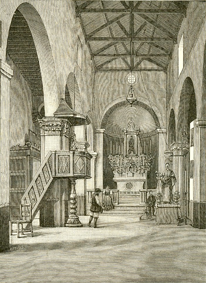 San Pantaleo interno della chiesa omonima