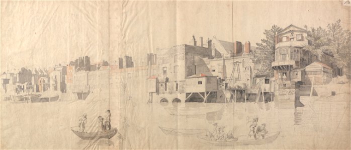 Samuel Scott - Thames Side Buildings - Google Art Project