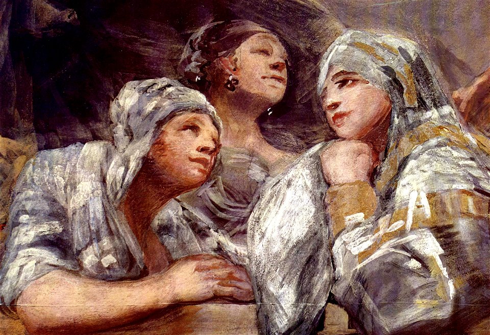 San Antonio de la Florida fresco, Francisco de Goya (detail 13)