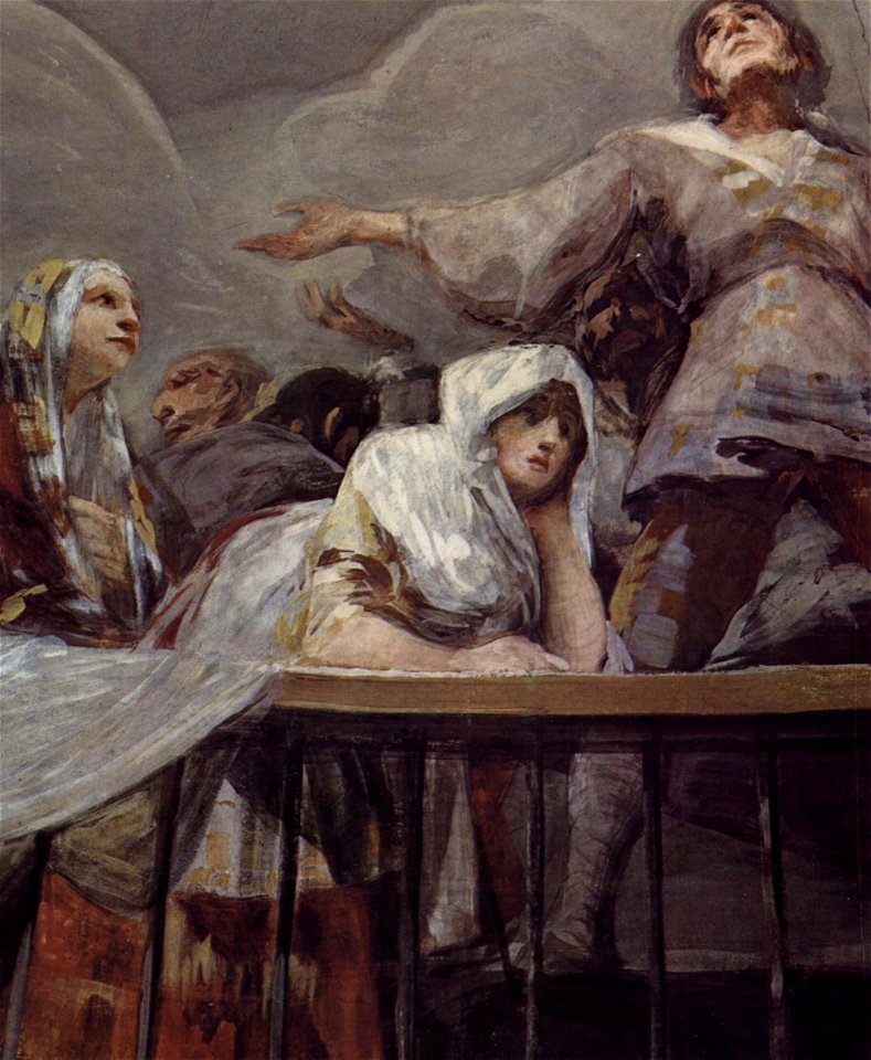 San Antonio de la Florida fresco, Francisco de Goya (detail 7)