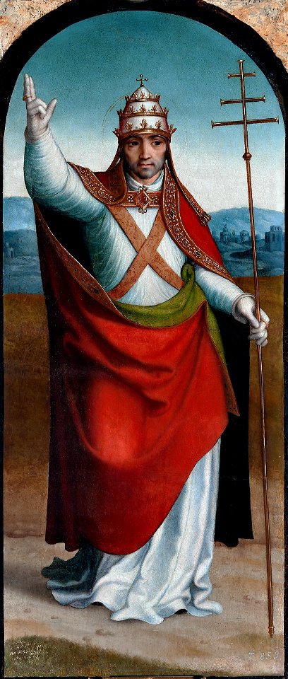 San Clemente, Papa, por Juan Correa de Vivar