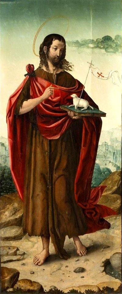 San Juan Bautista, atribuido a Juan de Flandes (Museo Arqueológico Nacional de España)