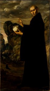 San Benito, por Francisco de Zurbarán