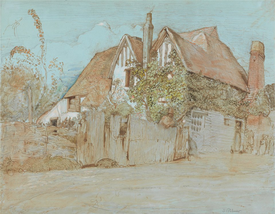 Samuel Palmer - Ivy Cottage, Shoreham - Google Art Project