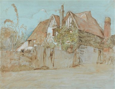 Samuel Palmer - Ivy Cottage, Shoreham - Google Art Project