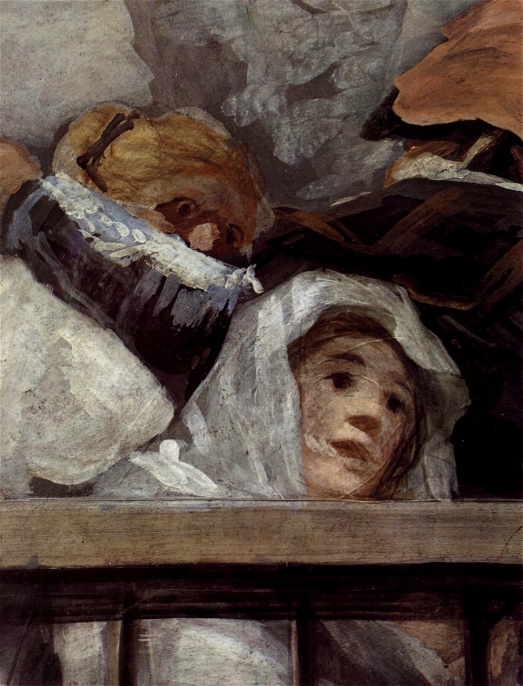 San Antonio de la Florida fresco, Francisco de Goya (detail 10)