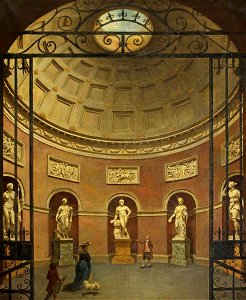 Samuel Woodforde (1763-1817) - Interior of the Pantheon at Stourhead - 732271 - National Trust