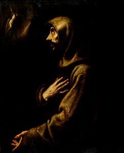 San Francisco en éxtasis - Anónimo seguidor de El Greco