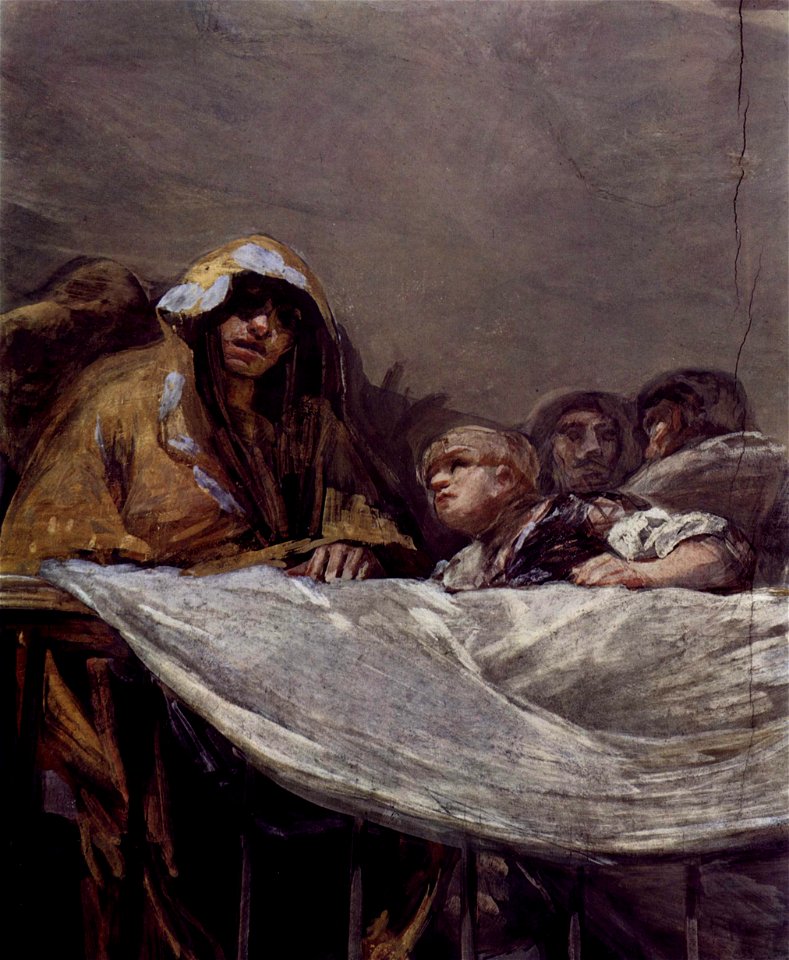 San Antonio de la Florida fresco, Francisco de Goya (detail 1)