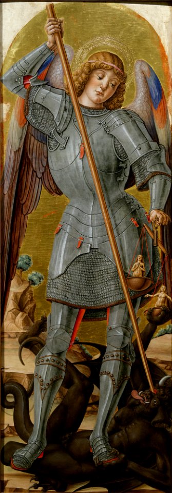 San Michele Arcangelo Bartolomeo Vivarini GAC