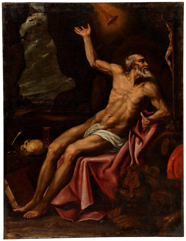 San Jerónimo, del taller de Luis Tristán (Museo del Prado)