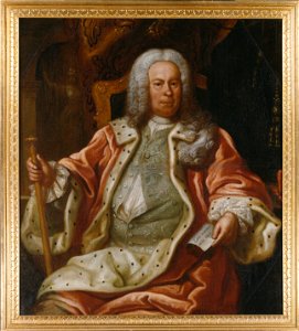Samuel Åkerhielm af Margretelund d.y., 1684-1768 (Lorens Pasch d.ä.) - Nationalmuseum - 15670. Free illustration for personal and commercial use.