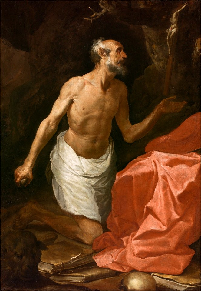 San Jerónimo penitente, de Francisco de Herrera el Viejo (Museo del Prado)