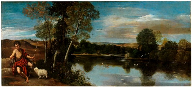 San Juan Bautista en un paisaje, de Juan Bautista Maíno (Museo del Prado)