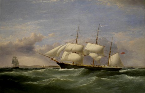Samuel Walters - The Barque Naparima (1855). Free illustration for personal and commercial use.