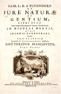 Samuel-von-Pufendorf-Mascov-Barbeyrac-Hert-De-jure-naturae-et-gentium MG 1164