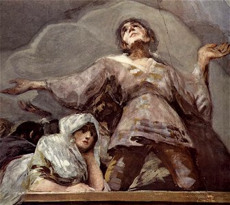 San Antonio de la Florida fresco, Francisco de Goya (detail 8)