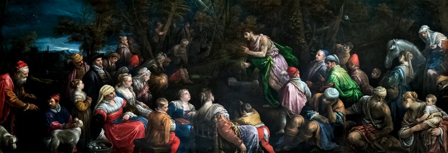 San Giacomo dall'Orio (Venice) - La predicazione del Battista (1570) - Francesco Bassano