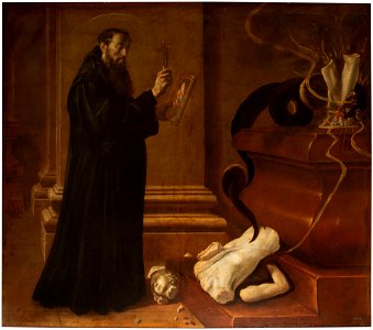 San Benito destruyendo los ídolos (Museo del Prado)