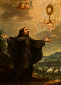San Pascual Bailón, atribuido a Andrés de la Calleja (Museo Cerralbo, Madrid)