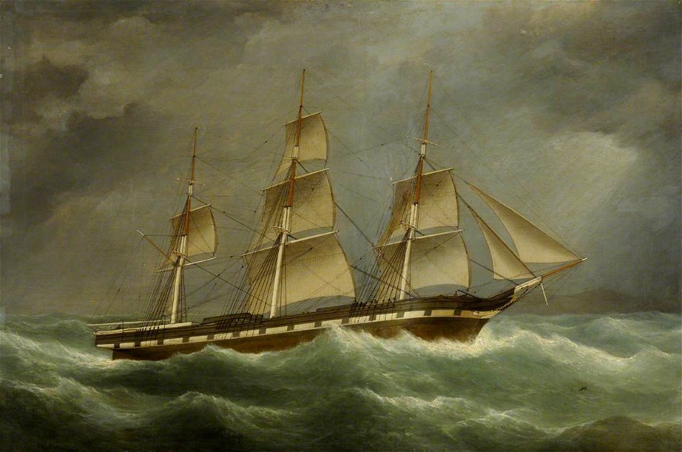 Samuel Walters (1811-1882) - The Ship 'Magnolia' - BHC3466 - Royal Museums Greenwich