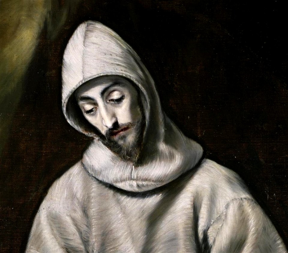 San Francisco de Asís y el hermano León (detalle)