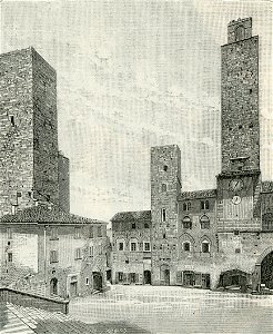 San Gimignano Piazza Vittorio Emanuele