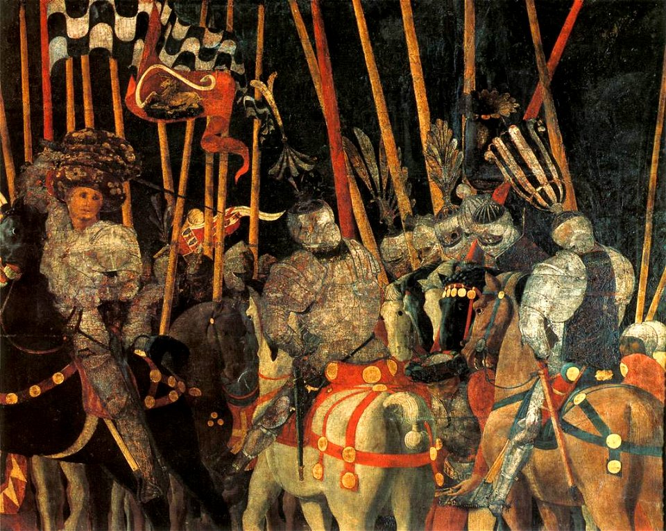 San Romano Battle (Paolo Uccello, Paris) 02