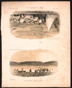 San Mateo ferry, Bolivia Camp Ladron, Peru - - sketched by L. Gibbon ; JQ ; lith. of P.S. Duval & Co. Philada. LCCN2014649308