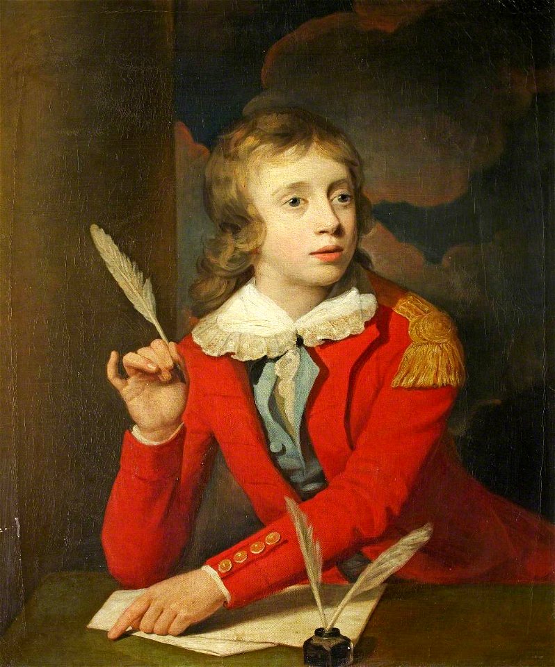 Samuel Woodforde (1763-1817) - Henry Hoare (1784–1836), Son of Sir Richard Colt Hoare, as a Boy, Writing a Letter - 732202 - National Trust