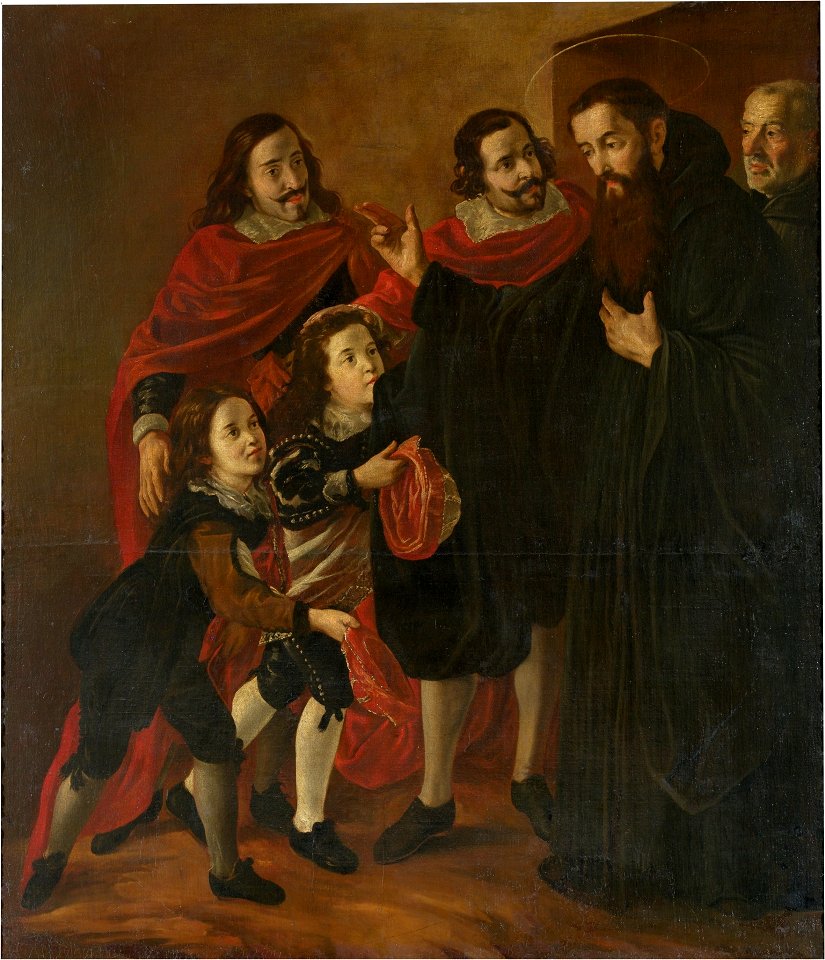 San Benito bendiciendo a San Mauro (Museo del Prado)
