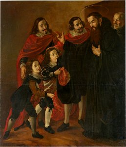 San Benito bendiciendo a San Mauro (Museo del Prado)