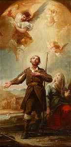 San Isidro labrador y su esposa Santa María de la Cabeza, de Mariano Salvador Maella (Museo del Romanticismo de Madrid)
