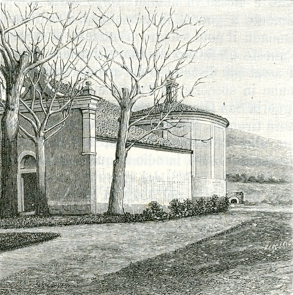 San Giovanni Rotondo l’antica rotonda di Giano xilografia di Barberis