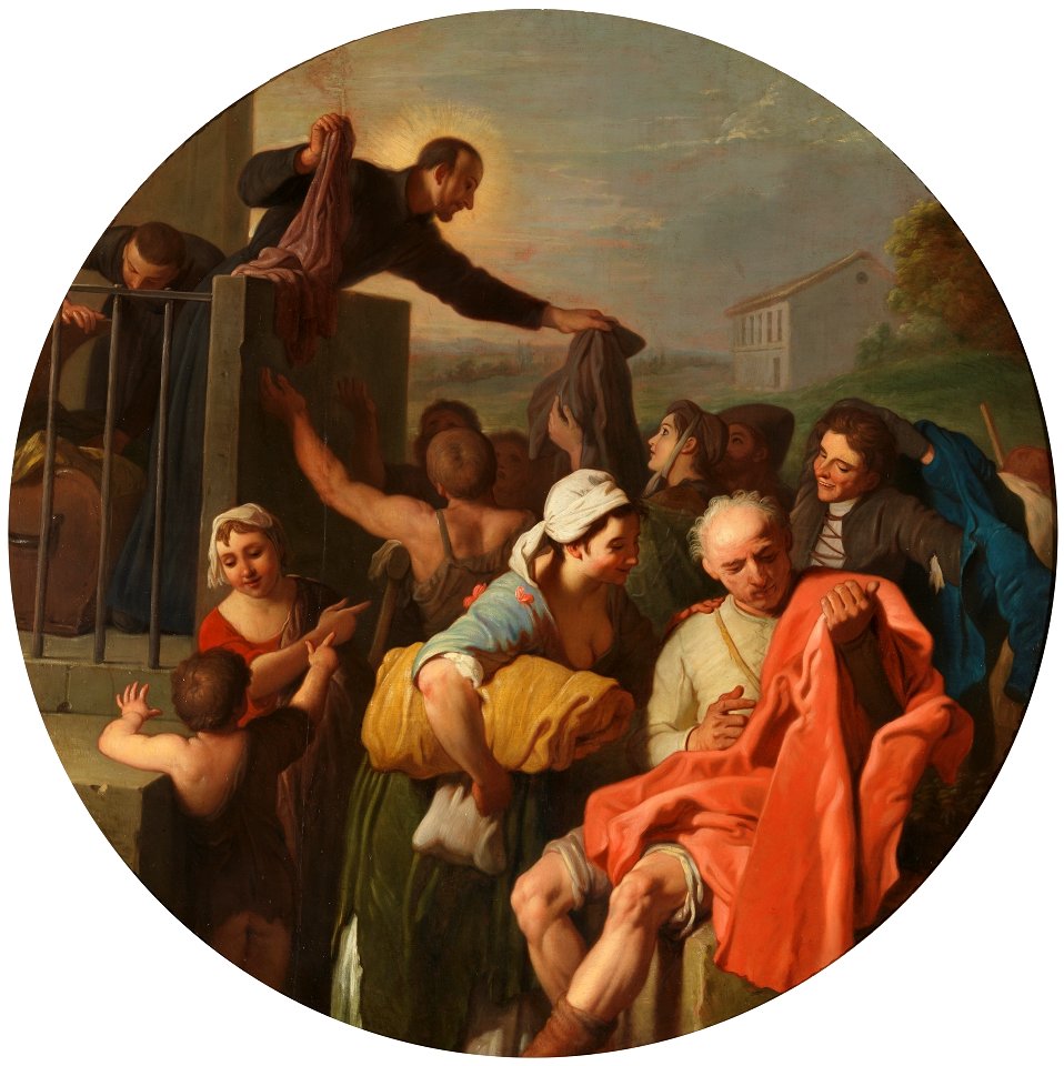 San Francisco de Regis repartiendo limosnas (Museo del Prado)