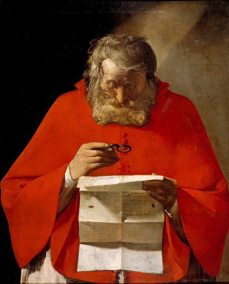 San Jerónimo leyendo una carta