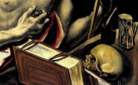 San Jerónimo, de El Greco.. (detalle)