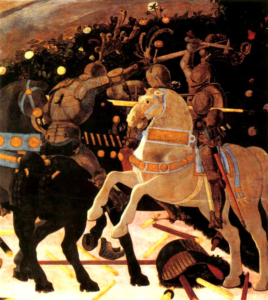 San Romano Battle (Paolo Uccello, London) 02