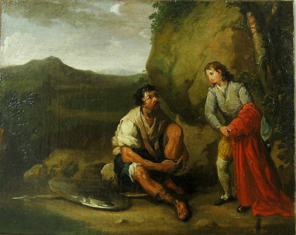 San Francisco dando su capa a un pobre, de Zacarías González Velázquez (Museo Lázaro Galdiano, Madrid)