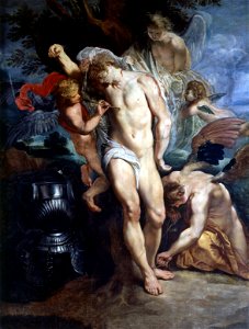 San Sebastián curado por ángeles, por Pedro Pablo Rubens