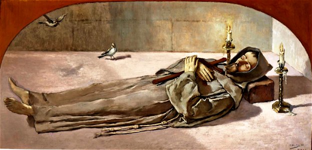 San Francisco de Asís, por Josep Nin i Tudó (Museo del Prado)