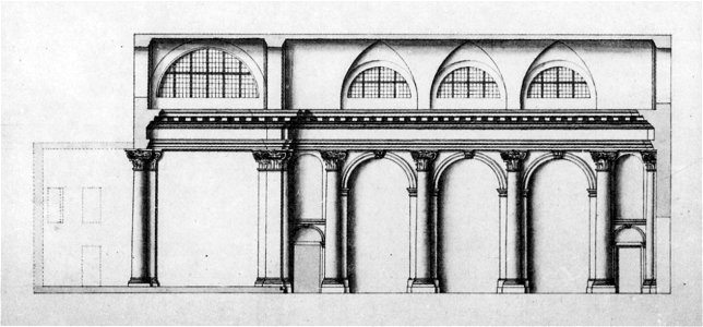 San Giacomo Visentinii sezione-L RIBA