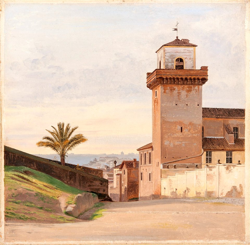 San Pietro in Vincoli, Rom (Constantin Hansen) - Nationalmuseum - 157876