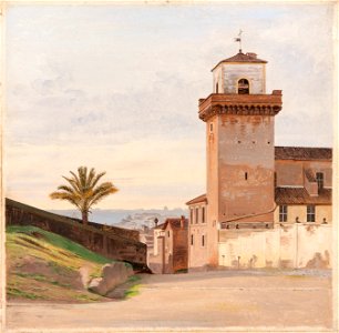 San Pietro in Vincoli, Rom (Constantin Hansen) - Nationalmuseum - 157876