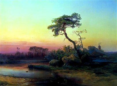 Savrasov landscape pine