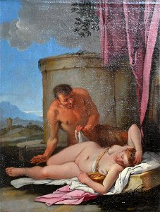Satyre épiant une nymphe - Giulio Carpioni - Q18573558